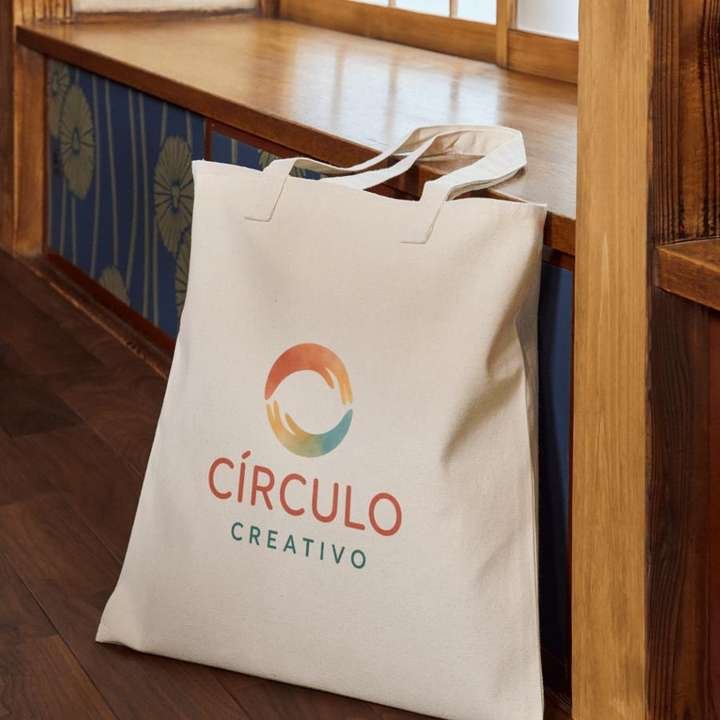 Círculo Creativo - Aplicación en tote bag