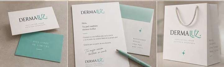 DermaLuz - Papelería corporativa
