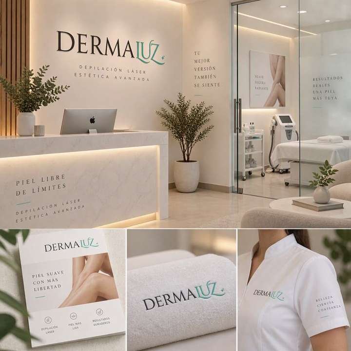 DermaLuz - Identidad visual