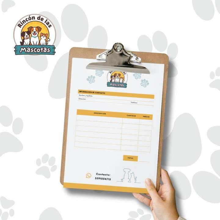 Rincón de las Mascotas - Nota de venta