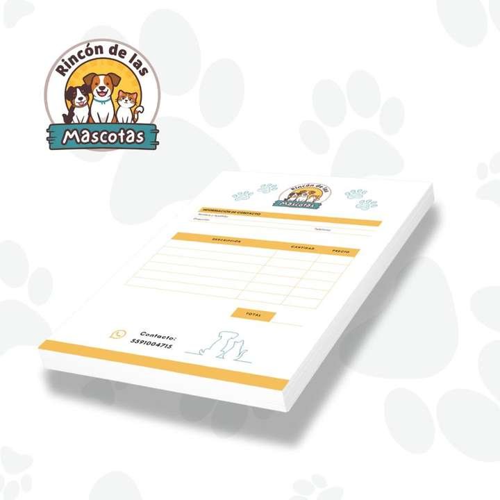 Rincón de las Mascotas - Block de notas