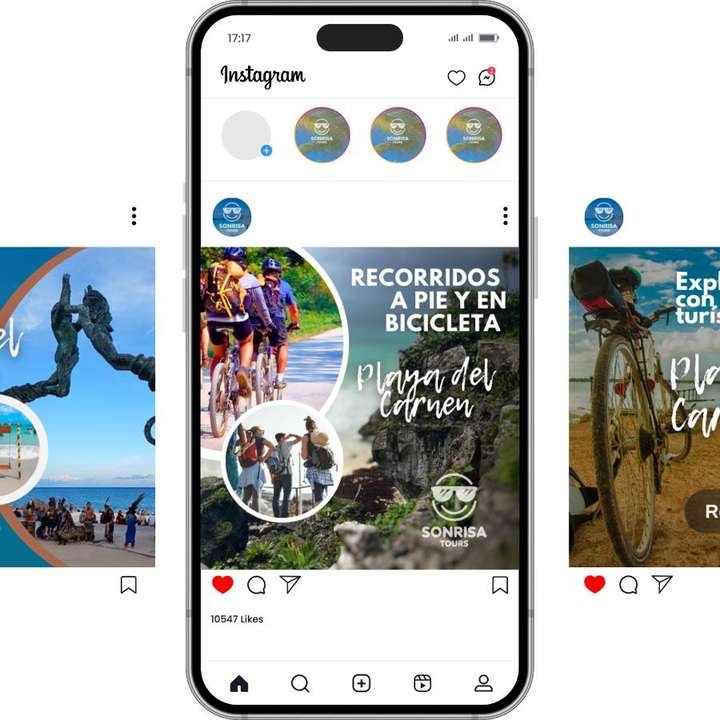 Sonrisa Tours - Publicaciones para Instagram